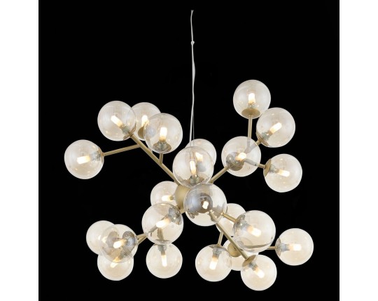 SL438.203.24 Люстра подвесная ST-Luce Золотистый/Коньячный G9 24*5W