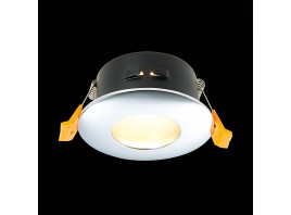 ST213.108.01 Св-к встр. Хром GU10 1*50W  IP44 D84xH50 220V Без ламп