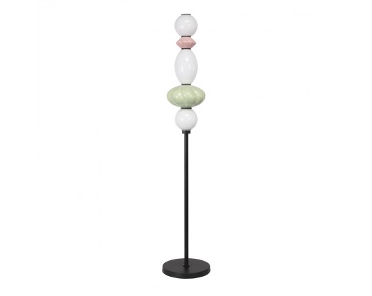 SL6134.405.01 Светильник напольный ST-Luce черный/розовый, зелёный, опаловый LED 1*20W 3000K
