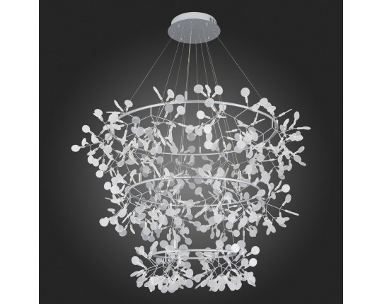 SL379.103.486 Люстра подвесная ST-Luce Серебристый/Белый LED 486*0,5W 3500K