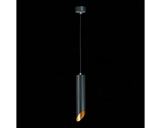 ST152.403.01 Светильник подвесной Черный GU10 1*50W  IP20 D60xH300 220V Без ламп