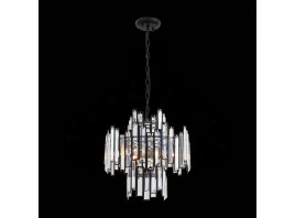 SL665.443.06 Люстра подвесная ST-Luce Черный/Черный, Прозрачный E14 6*40W