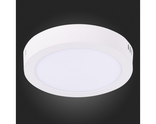ST112.542.12 Светильник настенно-потолочный Белый LED 1*12W 4000K 795Lm Ra80 120° IP20 D160xH28 90-2