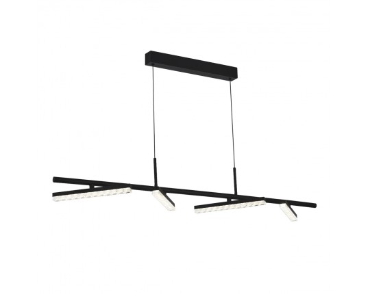 SL1018.403.04 Светильник подвесной ST-Luce черный/прозрачный LED 1*32W 4000K