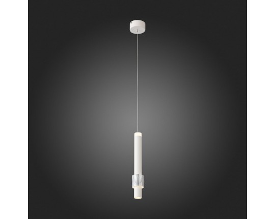 SL1591.503.01 Светильник подвесной ST-Luce Белый, Алюминиевый/Белый LED 1*6W 3000K