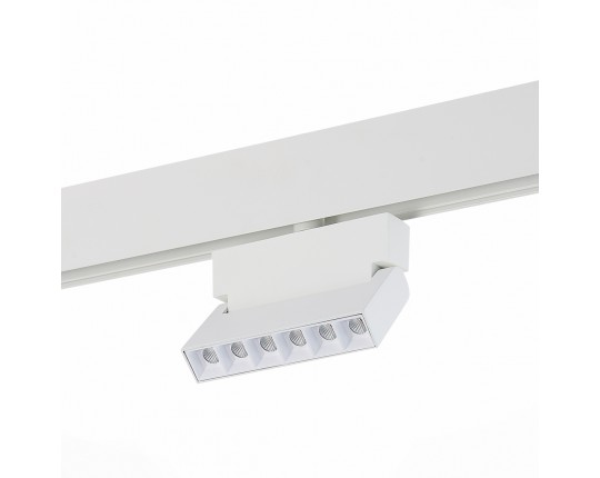 ST362.546.06 Магнитный трековый светильник белый LED 1*6W 4000K 532Lm Ra>80 36° IP20 L120xW22xH134 4