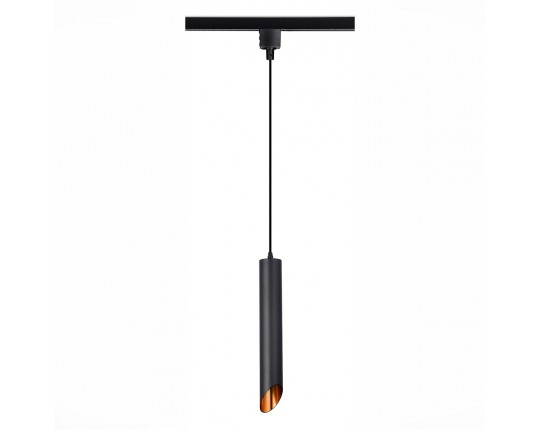 ST152.416.01 Светильник трековый Черный GU10 1*50W IP20 D60xH400 220V Без ламп