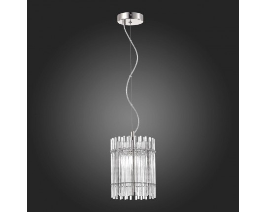 SL1656.103.01 Люстра подвесная ST-Luce Никель/Прозрачный E14 1*40W