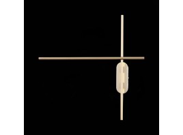 SL394.201.02 Светильник настенный ST-Luce Матовое золото/Белый LED 2*10W 4000K