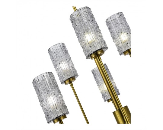 SL1240.303.06 Люстра подвесная ST-Luce Латунь/Дымчатый E27 6*60W