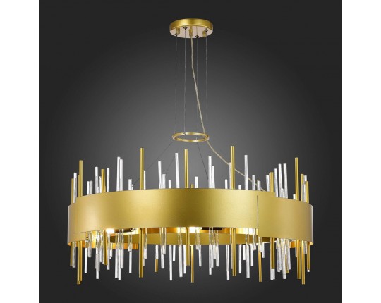 SL1633.203.16 Люстра подвесная ST-Luce Матовое золото/Матовое золото,Прозрачный E14 16*40W