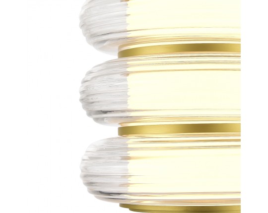 SL6239.203.03 Светильник подвесной ST-Luce золото/прозрачный LED 1*16W 3000K