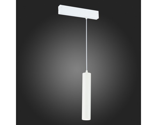 ST507.503.01 Св-к трек. Белый GU10 1*50W  IP20 D54xH290 180-240V Без ламп