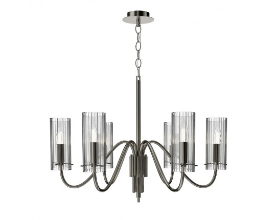 SL2005.103.06 Светильник подвесной ST-Luce никиль/прозрачный E14 6*40W