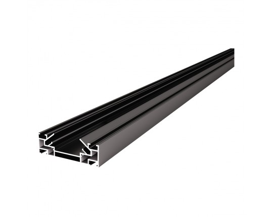 ST045.429.00 Профиль для монтажа однофазного шинопровода в натяжной потолок ST-Luce Черный L2000мм