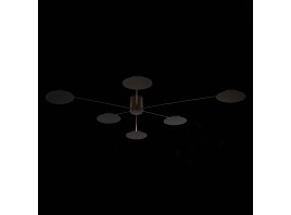 SL6006.402.06 Светильник потолочный ST-Luce Черный/Черный LED 6*5W 3000K