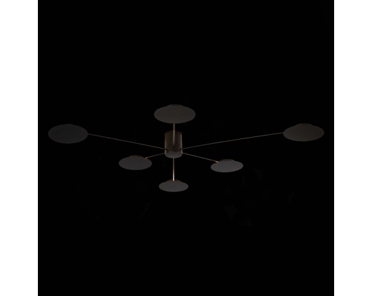 SL6006.402.06 Светильник потолочный ST-Luce Черный/Черный LED 6*5W 3000K