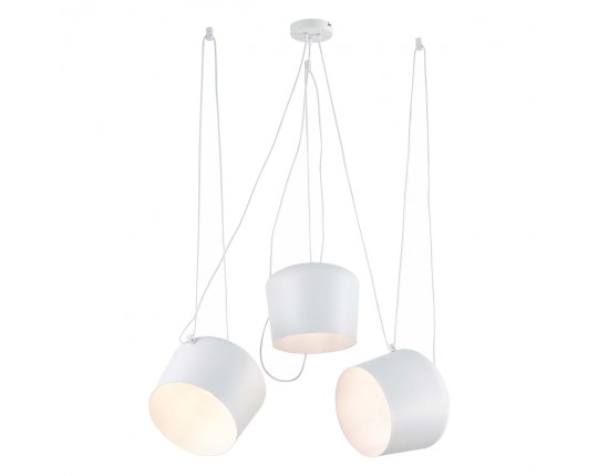 SLE120653-03 Светильник подвесной Белый/Белый E27 3*40W