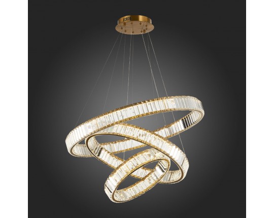 SL1622.303.03 Люстра подвесная ST-Luce Латунь/Прозрачный LED 1*122W 4000K