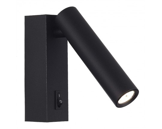 ST161.411.05 Светильник настенный ST-Luce Черный/Черный LED 1*5W 3000K