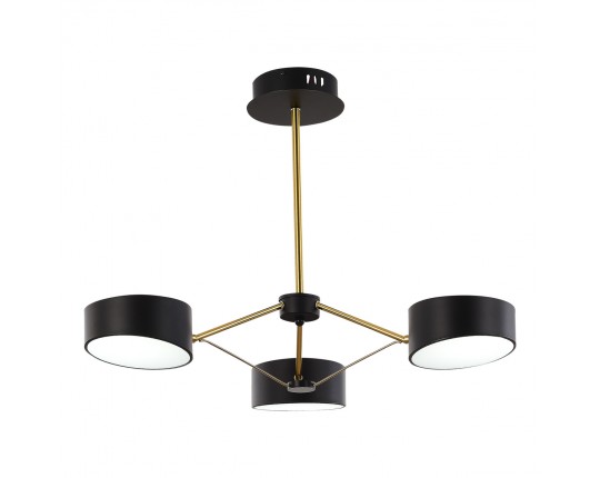 SLE6005-402-03 Светильник потолочный Черный, Золотистый/Черный LED 3*10W