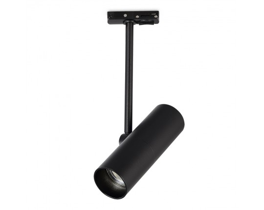 ST381.406.01 Св-к трек. Черный GU10 1*50W IP20 DxH- 220V Без ламп