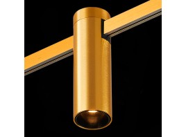 ST810.206.05 Магнитный трековый светильник FARM Золотистый LED 1*5W 3000K 230Lm Ra90 60 IP20 D35xH11
