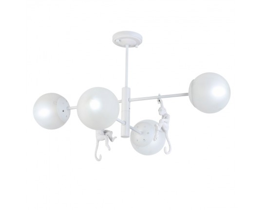 SLE115102-04 Светильник потолочный Белый/Белый E14 4*60W