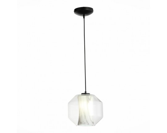 SL1169.113.01 Подвес ST-Luce Черный/Прозрачный, Белый E27 1*40W