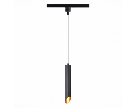 ST152.416.01 Светильник трековый Черный GU10 1*50W IP20 D60xH400 220V Без ламп