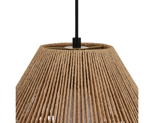 SLE6025-603-01 Светильник подвесной бежевый/черный E27 1*40W