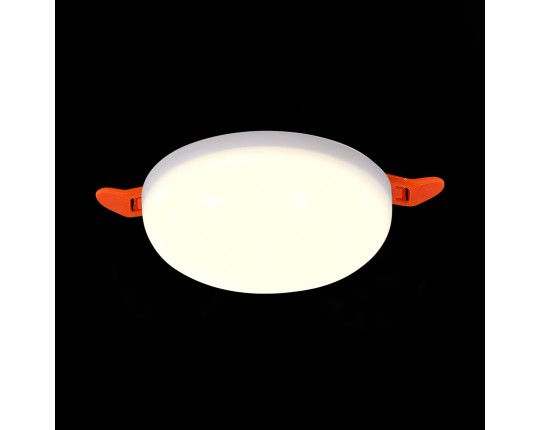 ST700.538.08 Св-к встр. Белый LED 1*8W 3000K 690Lm Ra80 180° IP44 D90xH20 85-265V