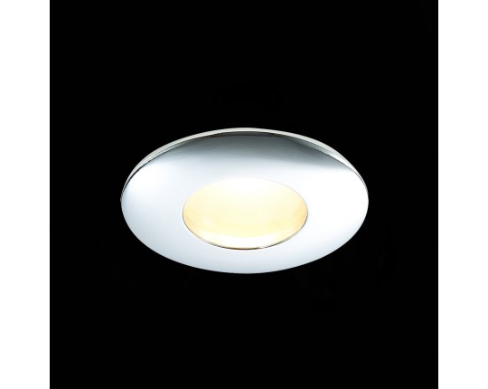 ST213.108.01 Св-к встр. Хром GU10 1*50W  IP44 D84xH50 220V Без ламп