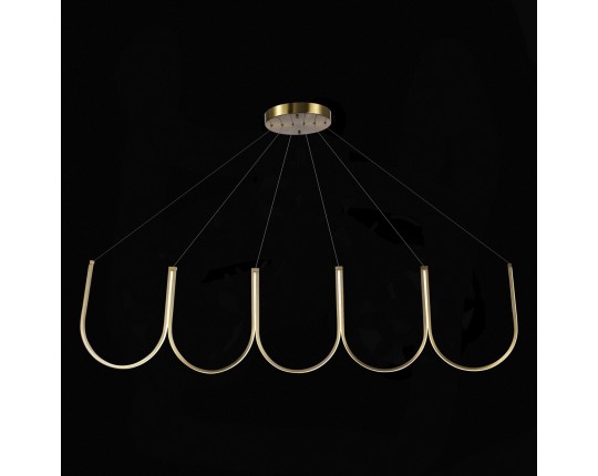 SL6202.213.01 Светильник подвесной ST-Luce Золотистый LED 1*68W 3000K