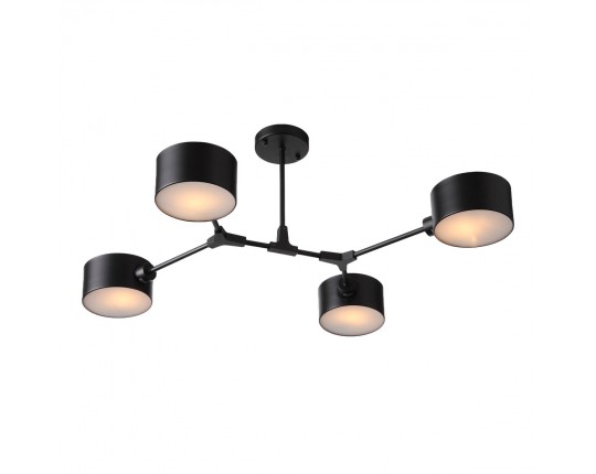 SLE183402-04 Светильник потолочный Черный/Черный E14 4*60W