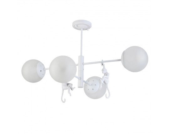 SLE115102-04 Светильник потолочный Белый/Белый E14 4*60W