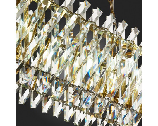 SL1170.303.10 Светильник подвесной ST-Luce Латунь/Прозрачный E14 10*40W