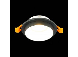 ST206.428.01 Св-к встр. Черный GU10 1*50W  IP20 D92xH38 220V Без ламп