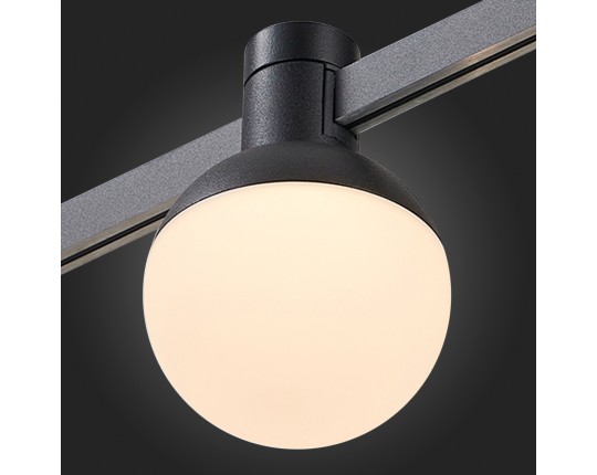 ST815.406.05 Магнитный трековый светильник FARM Черный LED 1*5W 3000K 78Lm Ra90 120 IP20 D75xH109 24