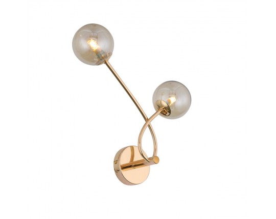 SL435.201.02 Бра ST-Luce Золотистый/Коньячный G9 2*3W