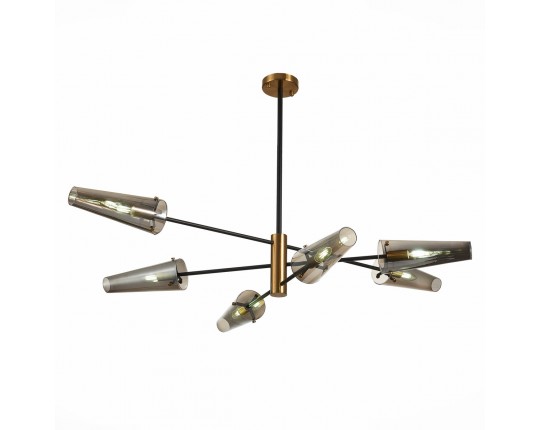 SL1209.302.06 Светильник потолочный ST-Luce Бронза,Черный/Дымчатый E14 6*40W