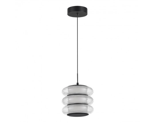 SL6239.403.03 Светильник подвесной ST-Luce черный/прозрачный LED 1*16W 3000K