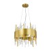 SL1633.203.08 Люстра подвесная ST-Luce Матовое золото/Матовое золото,Прозрачный E14 8*40W