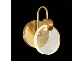 SL6104.201.01 Бра ST-Luce Золотистый/Прозрачный,С пузырьками воздуха LED 1*3W 3000K