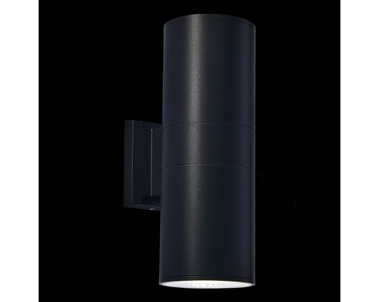 SL074.411.02 Светильник уличный настенный ST-Luce Черный/Черный LED 2*8W 4000K