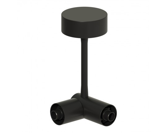 ST1602.439.00 Потолочный токопроводящий угловой соединитель ST-Luce Черный