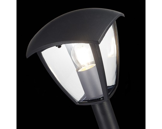 SL081.405.01 Светильник уличный наземный ST-Luce Черный/Черный, Прозрачный E27 1*40W