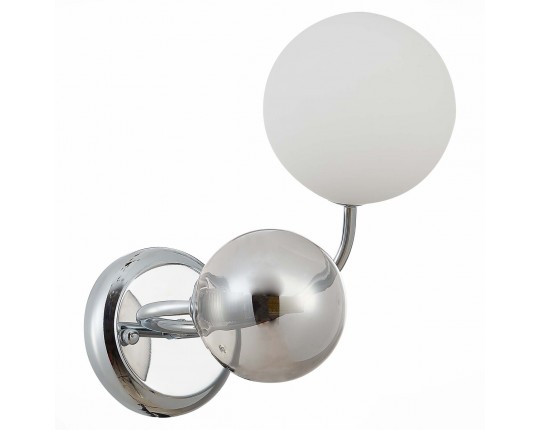 SLE220911-02 Светильник настенный Хром/Белый, Дымчатый G9 LED 2*5W