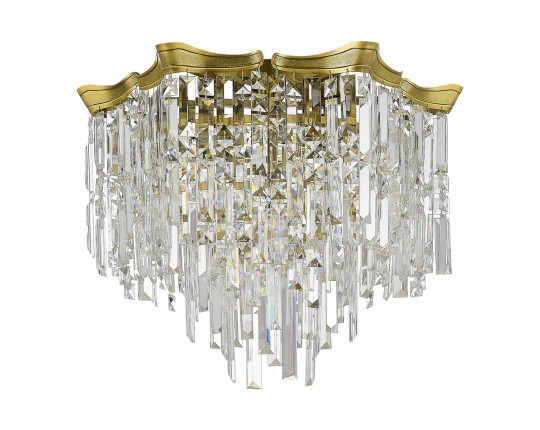 SL1659.302.10 Светильник потолочный ST-Luce Латунь/Прозрачный E14 10*60W