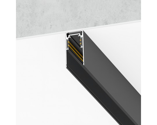 ST003.419.00 Шинопровод магнитный накладной ST-Luce Черный Длина 1 000мм